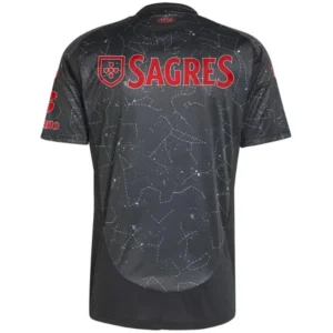 SL Benfica Camiseta 2024 2025 Segunda Negra | tiendasdefutboles