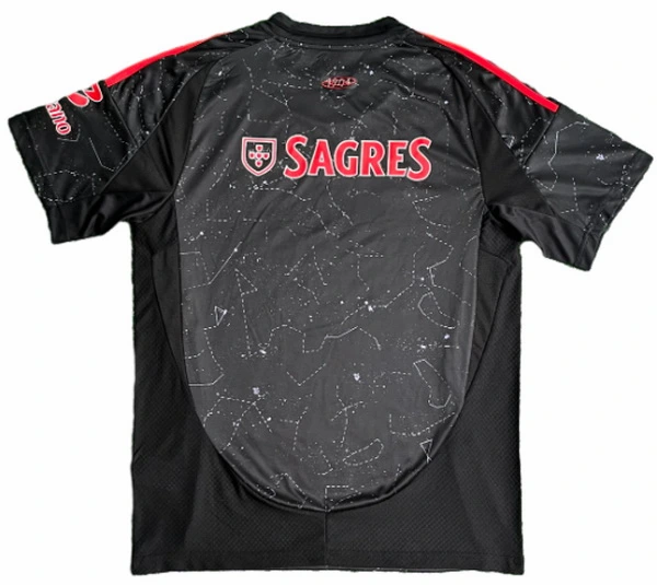 Tailandia Segunda Camiseta Benfica 2024 2025 Negro SL Benfica Camiseta 2024 2025 Segunda Negra | tiendasdefutboles