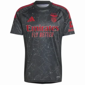 SL Benfica Camiseta 2024 2025 Segunda Negra | tiendasdefutboles
