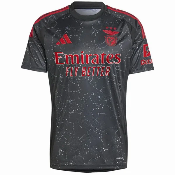 Tailandia Segunda Camiseta Benfica 2024 2025 Negro SL Benfica Camiseta 2024 2025 Segunda Negra | tiendasdefutboles