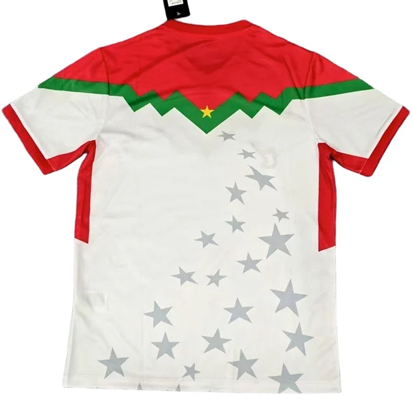 Tailandia Segunda Camiseta Burkina Faso 2025 Blanco Burkina Faso Camiseta 2025 Segunda Blanca - Camiseta Burkina Faso | tiendasdefutboles