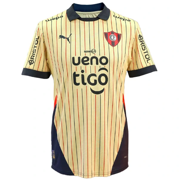 Tailandia Segunda Camiseta Cerro Porteño 2025 2026 Amarillo Club Cerro Porteño Camiseta 2025 2026 Segunda Amarilla - Camiseta Club Cerro Porteño | tiendasdefutboles