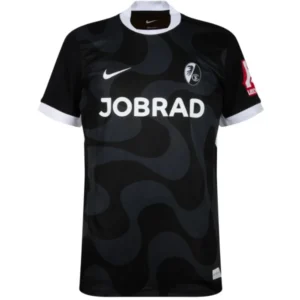SC Freiburg Camiseta 2025 2026 Segunda Negra - Camiseta Sc Freiburg | tiendasdefutboles
