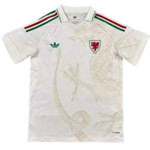 Gales Camiseta 2026 Segunda Blanca - Camiseta Gales Rugby | tiendasdefutboles