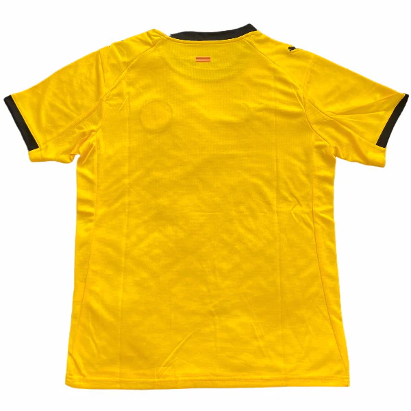 Tailandia Segunda Camiseta Girona 2025 2026 Amarillo Girona Camiseta 2025 2026 Segunda Amarilla - Camiseta La Liga Girona | tiendasdefutboles