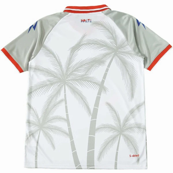 Tailandia Segunda Camiseta Haití 2026 Blanco Rojo Haití Camiseta 2026 Segunda Blanca - Camiseta Haití Mundial 2026 | tiendasdefutboles
