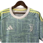 Tailandia Segunda Camiseta Juventus 2025 2026 Azul Verde
