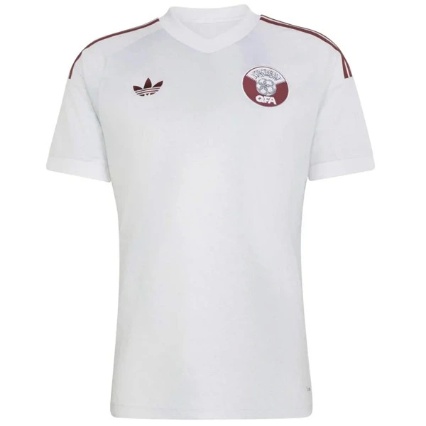 Tailandia Segunda Camiseta Katar 2026 Blanco Catar Camiseta 2026 Segunda Blanca - Camiseta Qatar | tiendasdefutboles