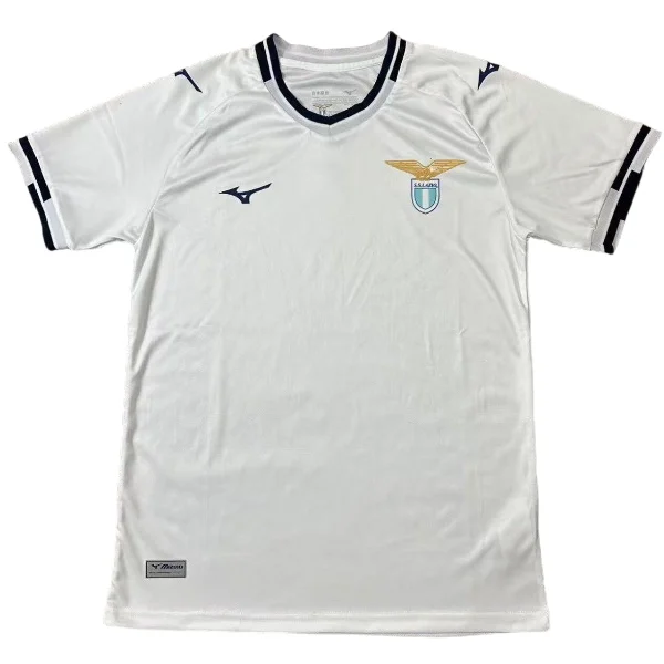 Tailandia Segunda Camiseta Lazio 2025 2026 Blanco SS Lazio Camiseta 2025 2026 Segunda Blanca | tiendasdefutboles