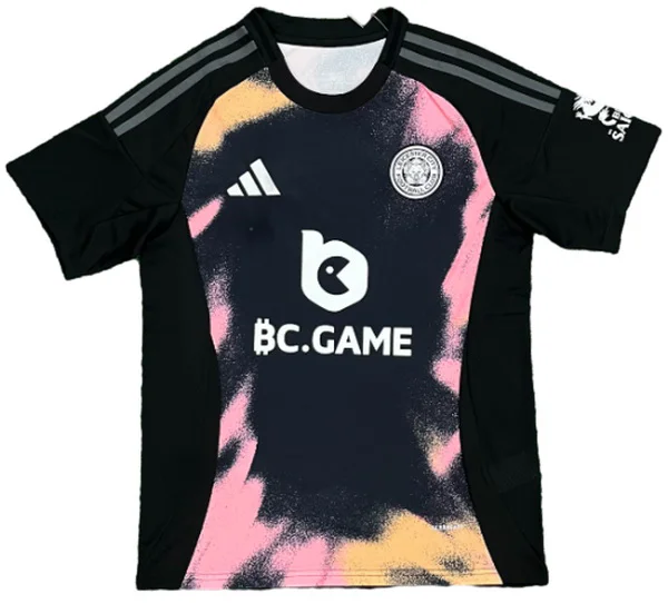 Tailandia Segunda Camiseta Leicester City 2024 2025 Negro Leicester City Camiseta 2024 2025 Segunda Negra - Camiseta Leicester City | tiendasdefutboles