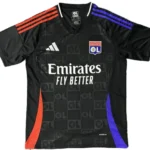 Tailandia Segunda Camiseta Lyon 2024 2025 Negro
