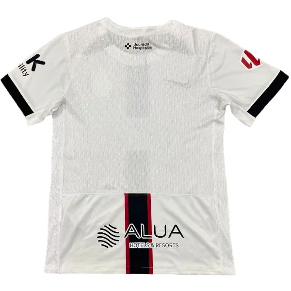 Tailandia Segunda Camiseta Mallorca 2025 2026 Blanco RCD Mallorca Camiseta 2025 2026 Segunda Blanca - Camiseta La Liga RCD Mallorca | tiendasdefutboles