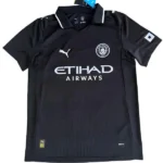 Tailandia Segunda Camiseta Manchester City 2025 2026 Negro