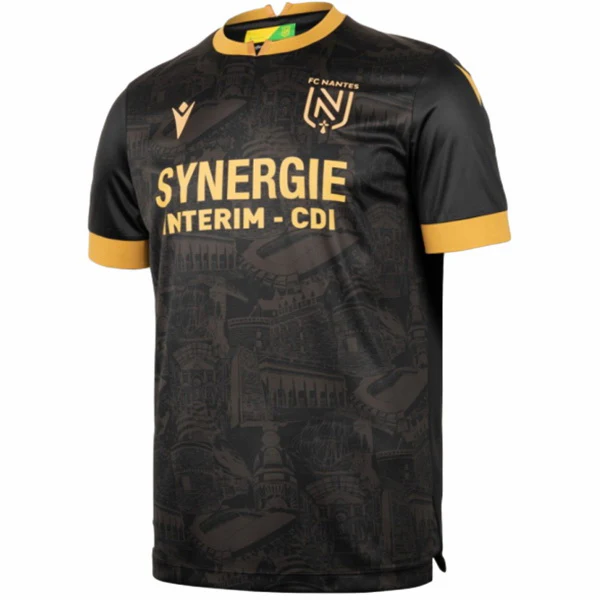 Tailandia Segunda Camiseta Nantes 2024 2025 Negro FC Nantes Camiseta 2024 2025 Segunda Negra - Camiseta Fc Nantes | tiendasdefutboles