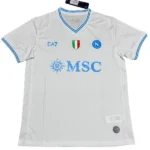 Tailandia Segunda Camiseta Napoli 2025 2026 Blanco Azul