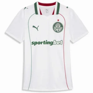 SE Palmeiras Camiseta 2026 2027 Segunda Blanca - Camiseta Kidsuper X Se Palmeiras Graphic Masculina | tiendasdefutboles