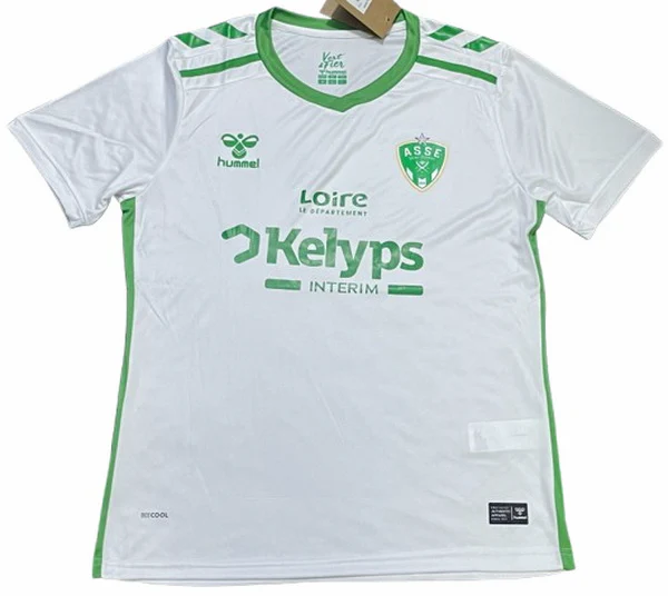 Tailandia Segunda Camiseta Saint Étienne 2024 2025 Blanco AS Saint-Étienne Camiseta 2024 2025 Segunda Blanca - Camiseta Saint Etienne | tiendasdefutboles