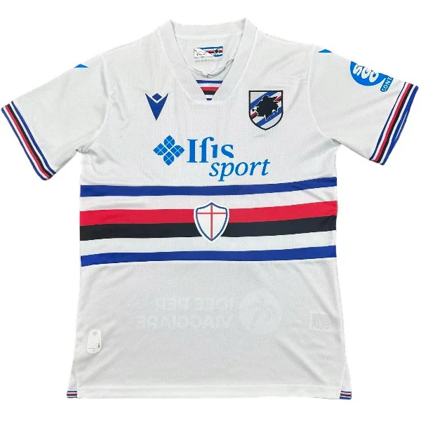 Tailandia Segunda Camiseta Sampdoria 2025 2026 Blanco UC Sampdoria Camiseta 2025 2026 Segunda Blanca - Camiseta Uc Sampdoria | tiendasdefutboles