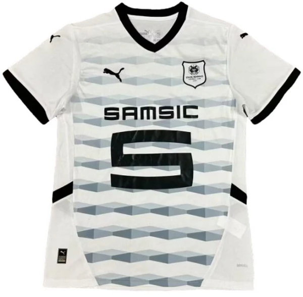 Tailandia Segunda Camiseta Stade Rennais 2024 2025 Blanco Stade Rennais Camiseta 2024 2025 Segunda Blanca - Camiseta Stade Rennais | tiendasdefutboles