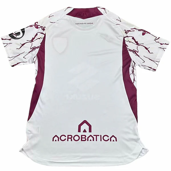 Tailandia Segunda Camiseta Torino 2025 2026 Blanco Torino Camiseta 2025 2026 Segunda Blanca - Camiseta Serie A Torino | tiendasdefutboles