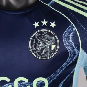 Ajax Camiseta Edición Jugadores 2025 2026 Segunda Azul - Camiseta Ajax | tiendasdefutboles