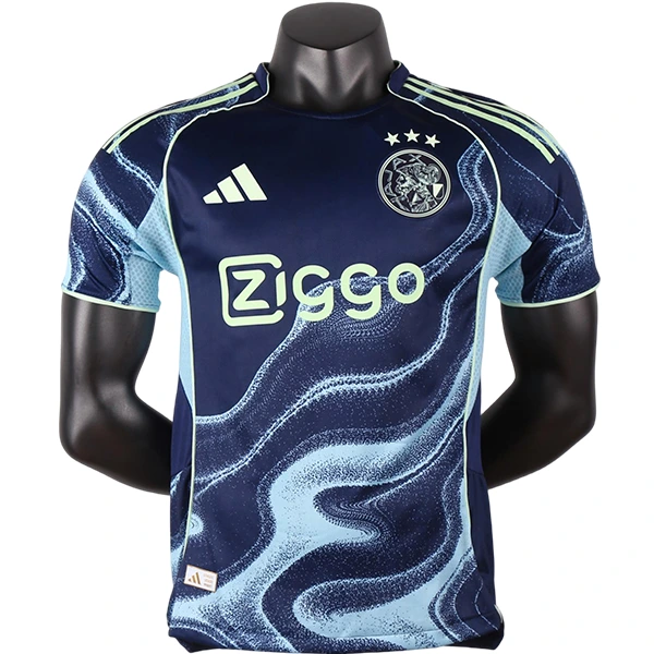 Tailandia Segunda Jugadores Camiseta Ajax 2025 2026 Azul Ajax Camiseta Edición Jugadores 2025 2026 Segunda Azul - Camiseta Ajax | tiendasdefutboles