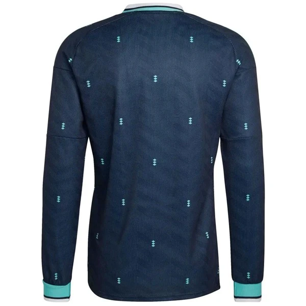 Tailandia Segunda Manga Larga Alemania 2026 Azul Alemania Camiseta 2026 Segunda Azul - Camiseta Alemania | tiendasdefutboles
