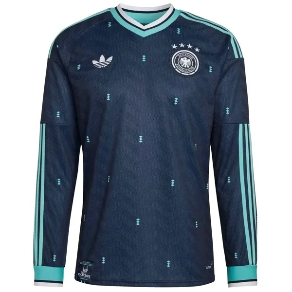 Tailandia Segunda Manga Larga Alemania 2026 Azul Alemania Camiseta 2026 Segunda Azul - Camiseta Alemania | tiendasdefutboles