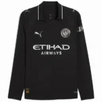 Manchester City Camiseta 2025 2026 Segunda Negra - Camiseta Manchester City | tiendasdefutboles
