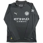 Tailandia Segunda Manga Larga Manchester City 2025 2026 Negro