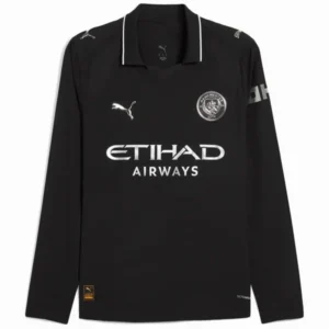 Manchester City Camiseta 2025 2026 Segunda Negra - Camiseta Manchester City | tiendasdefutboles
