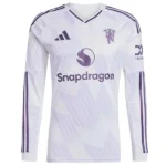 Tailandia Segunda Manga Larga Manchester United 2025 2026 Blanco