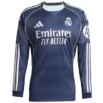 Tailandia Segunda Manga Larga Real Madrid 2025 2026 Azul