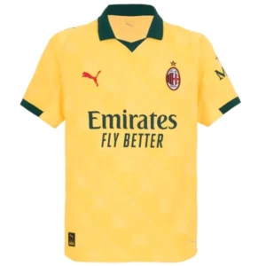 AC Milan Camiseta 2025 2026 Tercera Amarilla - Camiseta Ac Milan | tiendasdefutboles