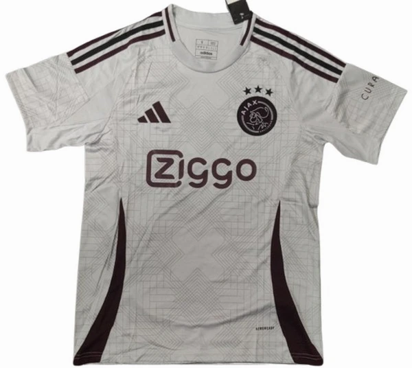 Tailandia Tercera Camiseta Ajax 2024 2025 Blanco Ajax Camiseta 2024 2025 Tercera Blanca - Camiseta Ajax | tiendasdefutboles