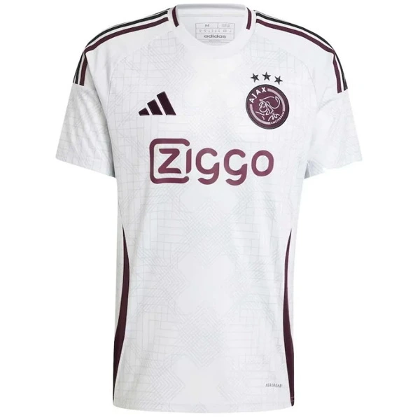 Tailandia Tercera Camiseta Ajax 2024 2025 Blanco Ajax Camiseta 2024 2025 Tercera Blanca - Camiseta Ajax | tiendasdefutboles