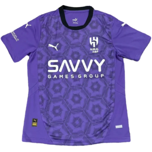 Tailandia Tercera Camiseta Al Hilal Saudi FC 2024 2025 Purpura Al Hilal Saudi Camiseta 2024 2025 Tercera Púrpura - Al Hilal Saudi Football Club Camiseta | tiendasdefutboles
