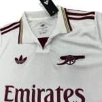 Tailandia Tercera Camiseta Arsenal 2025 2026 Blanco Amarillo