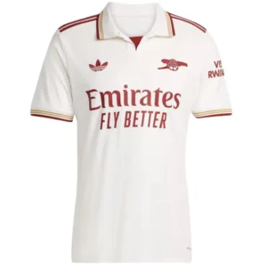 Arsenal Camiseta 2025 2026 Tercera Blanca - Camiseta Arsenal | tiendasdefutboles