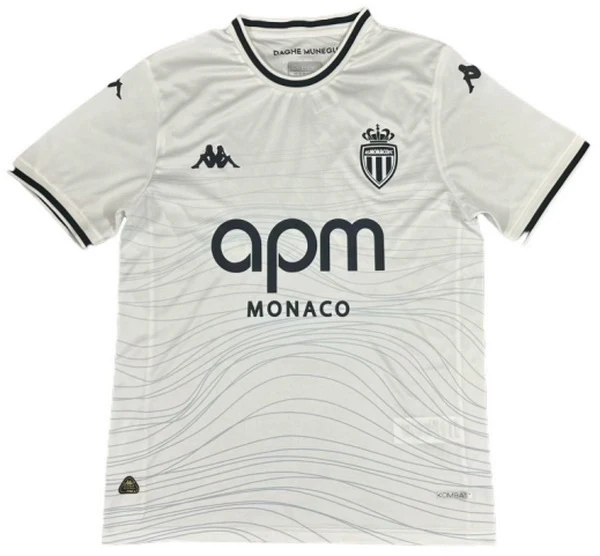 Tailandia Tercera Camiseta AS Monaco 2024 2025 Blanco AS Monaco Camiseta 2024 2025 Tercera Blanca - Camiseta As Monaco | tiendasdefutboles