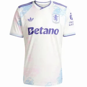 Aston Villa Camiseta 2025 2026 Tercera Blanca - Camiseta Aston Villa | tiendasdefutboles