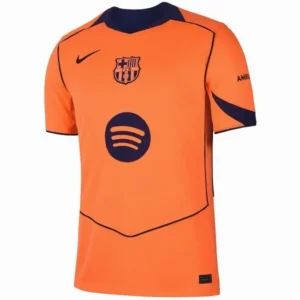 FC Barcelona Camiseta 2025 2026 Tercera Naranja - Camiseta Barcelona | tiendasdefutboles