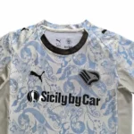 Tailandia Tercera Camiseta Palermo 2025 2026 Blanco Azul
