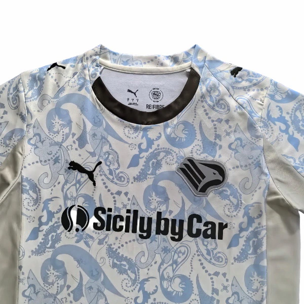 Tailandia Tercera Camiseta Palermo 2025 2026 Blanco Azul Palermo Camiseta 2025 2026 Tercera Blanca - Camiseta Palermo | tiendasdefutboles