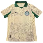 SE Palmeiras Camiseta 2025 2026 Tercera Amarilla - Camiseta Kidsuper X Se Palmeiras Graphic Masculina | tiendasdefutboles