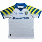 Parma Camiseta 2025 2026 Tercera Blanca - Camiseta Real Madrid Parmalat | tiendasdefutboles