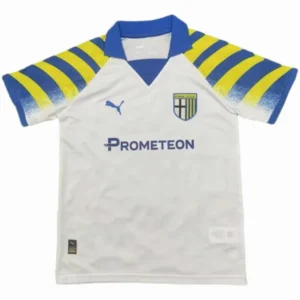 Parma Camiseta 2025 2026 Tercera Blanca - Camiseta Real Madrid Parmalat | tiendasdefutboles