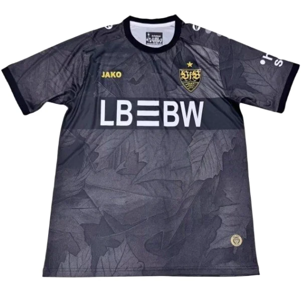 Tailandia Tercera Camiseta Stuttgart 2025 2026 Negro VfB Stuttgart Camiseta 2025 2026 Tercera Negra - Camiseta Vfb Stuttgart | tiendasdefutboles