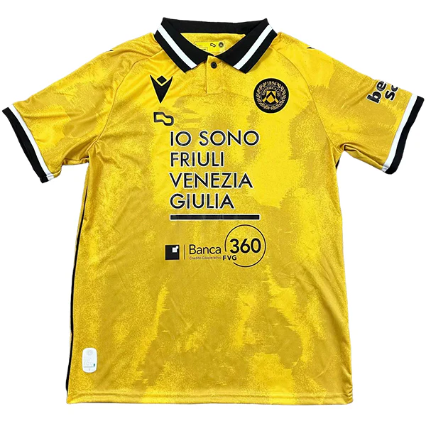 Tailandia Tercera Camiseta Udinese 2025 2026 Amarillo Udinese Camiseta 2025 2026 Tercera Amarilla - Camiseta Serie A Udinese | tiendasdefutboles
