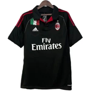 AC Milan Camiseta 2012 2013 Tercera Negra - Camiseta Ac Milan | tiendasdefutboles